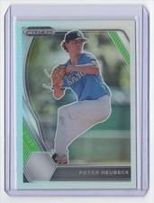 2021 Panini Prizm Draft Picks Silver Peter Heubeck #101