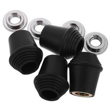 4 pcs Universal Drum Leg Stand Base Rubber Feet and Locking Nuts Bass Drum Legs