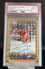2024 TOPPS CHROME ROOKIE AUTO VARIATIONS Gold GEOMETRIC BO NIX RC 41/50 PSA 10🔥