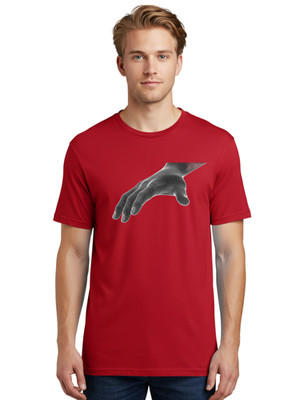 Wireframe-Hand-14 Mens Graphic Tee, 100% Cotton, Casual Summer Wear