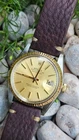 Vintage Rolex Datejust 16013 Champagne Dial Men's Automatic Watch 1979