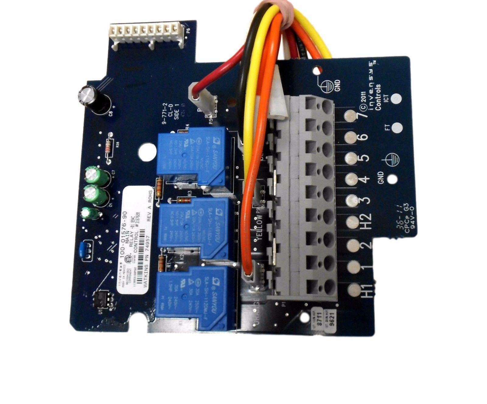 Watkins 76071 Heater Relay Board Kit ORCA DOM Hot Springs Tiger River Caldera