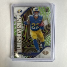 BLAKE CORUM 2024 Illusions Football Illusionists Emerald Parallel Insert RC #11