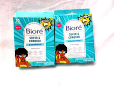2 Boxes 30 Patches each Biore Cover  Conquer Blemish Patch EXP 5/25 New