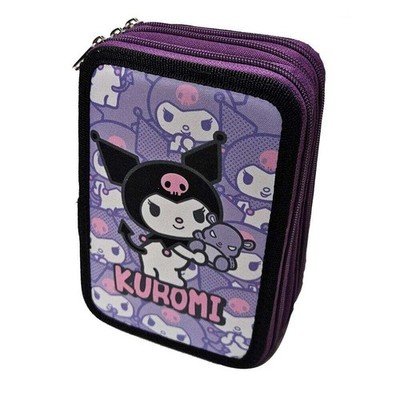 Astuccio Hello Kitty 3 Zip Con 44 Pezzi – Righello, Pastelli, Pennarelli Giotto E Tanto Altro, Rosa - Foto 6