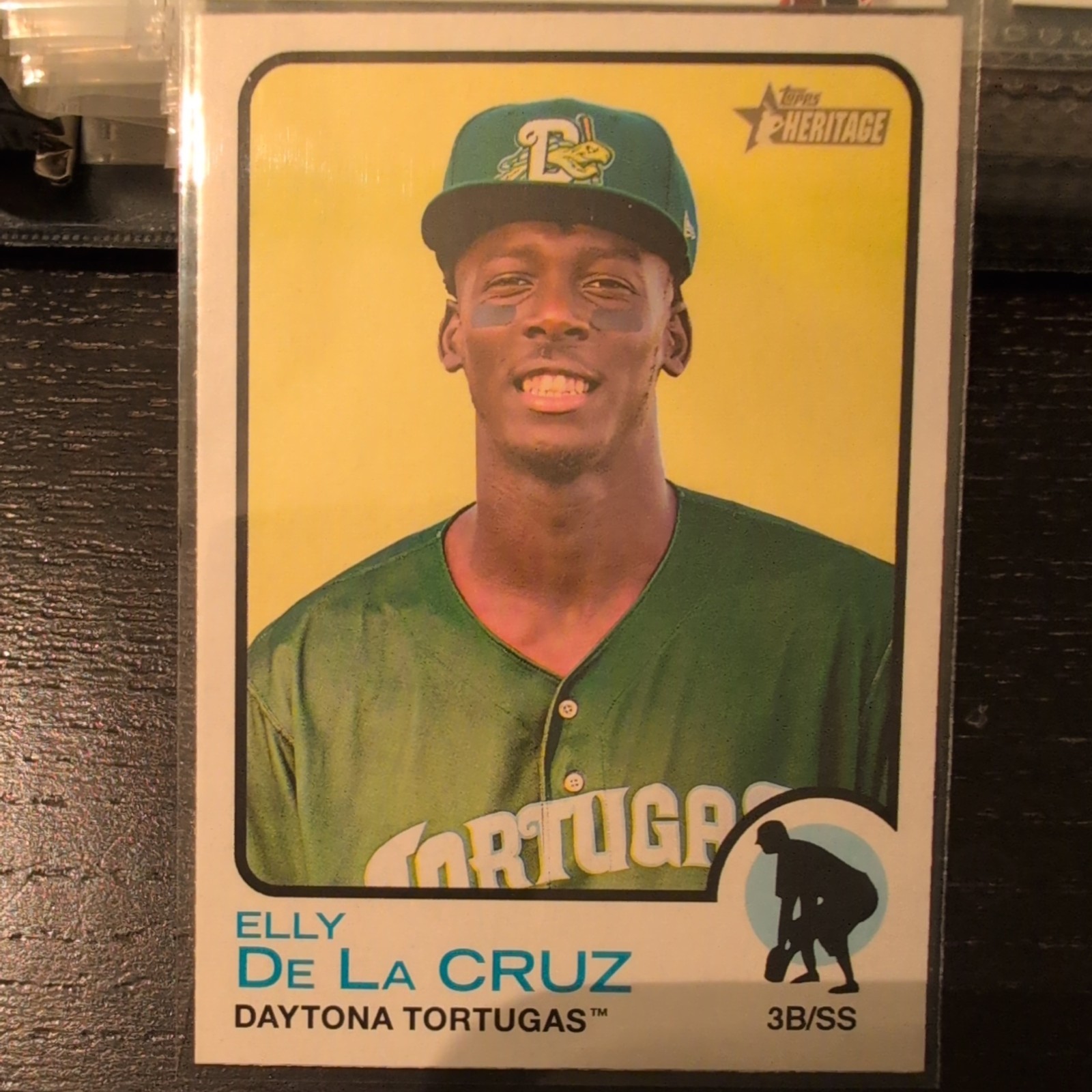 2022 Topps Heritage Minor League Edition - Elly De La Cruz #208 (RC) Reds