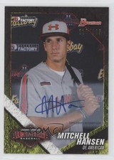 2015 Bowman Draft Under Armour Game 218/225 Mitchell Hansen #UAA-8 Auto nd3