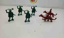 Dragonriders of the Styx Lot Plastic Figures 1981 viking And Dragon Riders