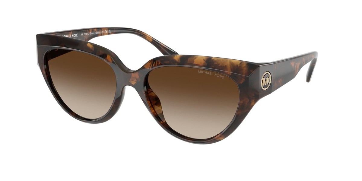 Michael Kors Sunglasses MK2241U BOCA RATON 300613 turtle brown