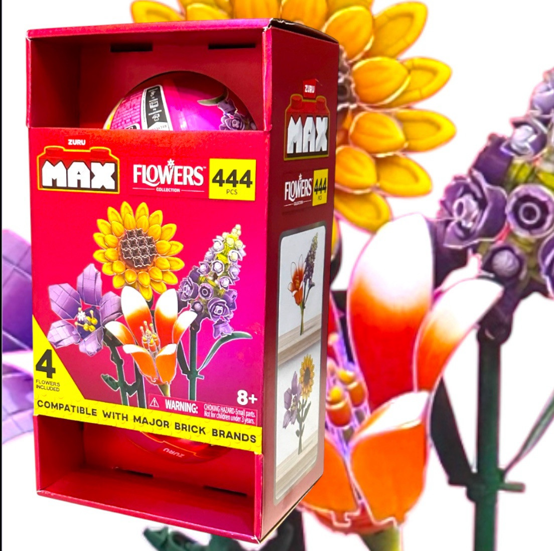 ZURU Max Build Flowers Collection 444 Pcs - Collectible | eBay