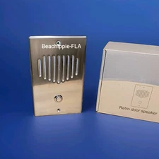 Intrasonic™ Retro-DN Brushed Nickel Door  Speaker for Retro-M Radio-Intercom