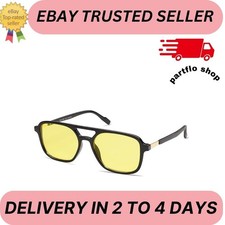 Retro Aviator Sunglasses for Women Men,Trendy Rectangle