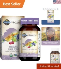 Organics Prenatal Once Daily Multivitamin 30 Count