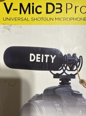 DEITY V-Mic D3 PRO UNIVERSAL SHOTGUN  VIDEO MICROPHONE MULTI DEVICE COMPATIBLE