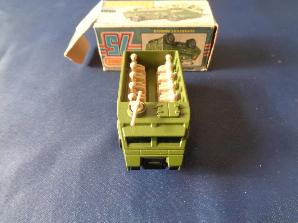 MATCHBOX COLLECT ALL 75 MODELS  SUPERFAST LESNEY PERSONNEL CARRIER NUMERO 54 - Immagine 4 di 4