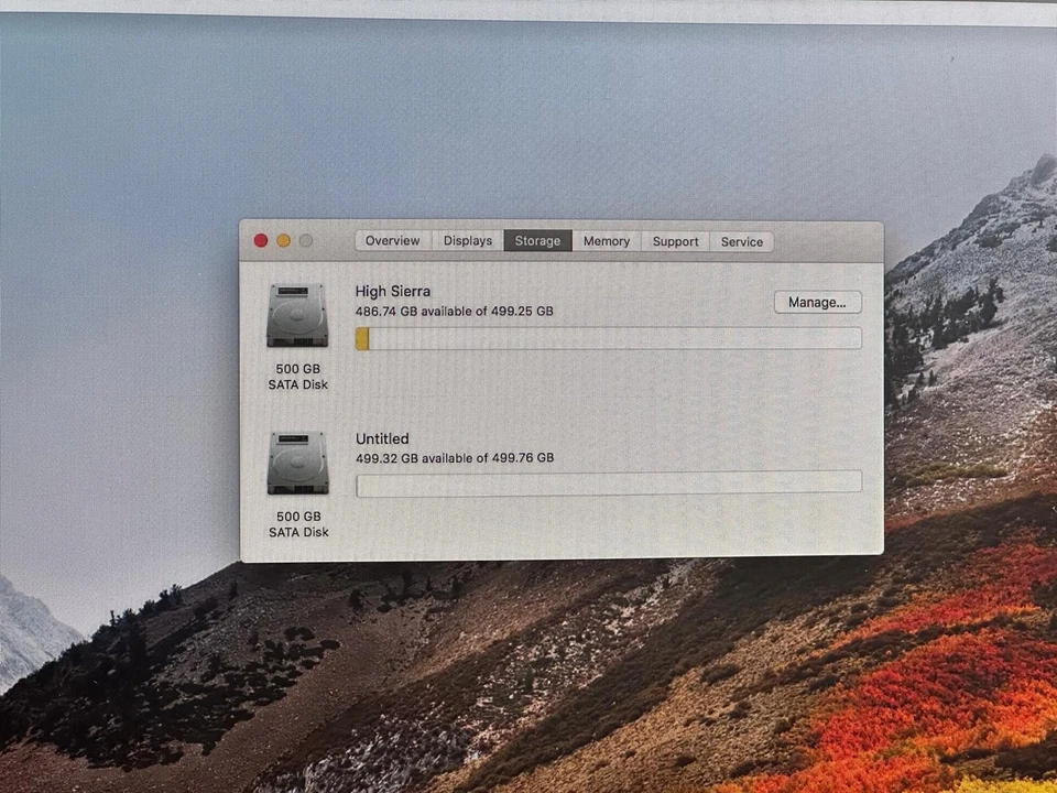 APPLE MACMINI A1347 2011 I7-2635QM@2.00 GHZ 8GB RAM 500GB+500GB HDD HIGH SIERRA - Image 3 of 4