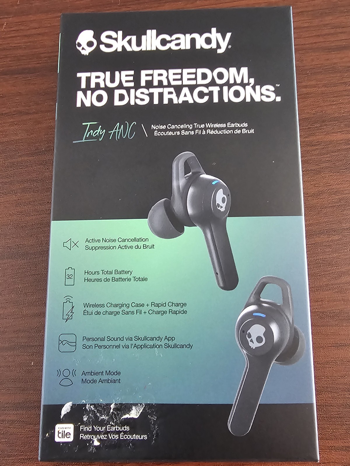 Skullcandy S2IYW-N909 In-Ear Wireless Earbuds - Black