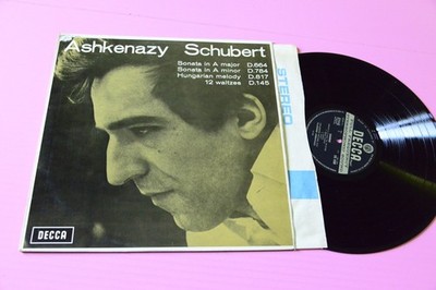 Schubert Ashkenazy LP Sonata IN A Major Decca Sxl Stereo EX+ Classic