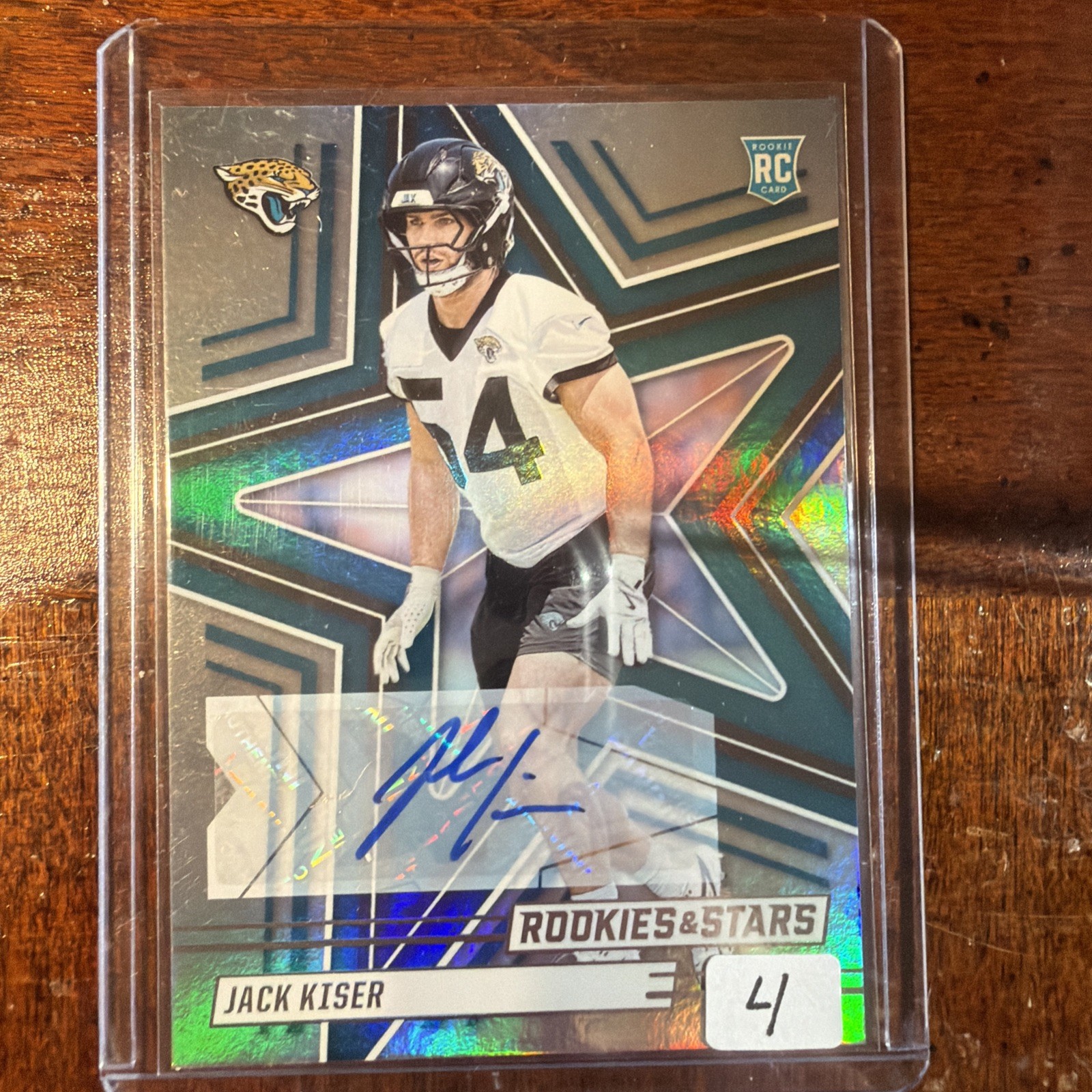 2025 Panini Rookies & Stars Jack Kiser Jaguars #129 RC Auto