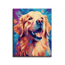 Premium Quality Paint By Numbers Kit: Golden. KitArtUS