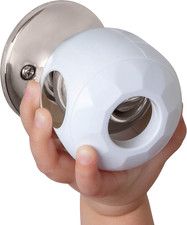 Baby Proofing Door Knob Covers 4 Pack - Easy to Install Child Safety