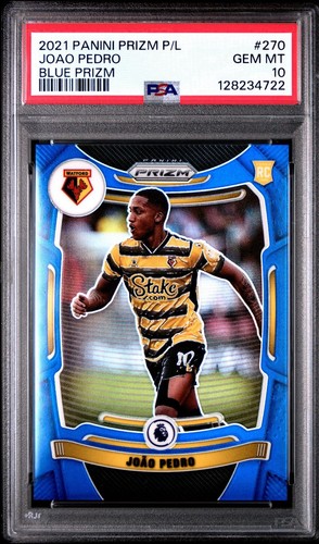 2021-22 Panini Prizm Premier League - Joao Pedro #270 Blue Prizm /340 (RC)