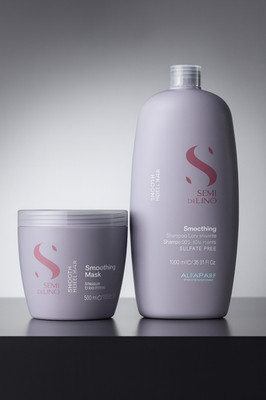 Alfaparf Semi Di Lino Smoothing Shampoo 1000ml und Maske 500ml
