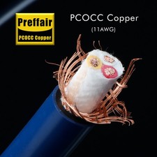 0,7M 11AWG Zasilanie sieciowe Przewód luzem Audio AC Shield Kabel zasilający Wzmacniacz Przewód