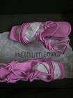Prettylittlething Pink Strappy Low Block Heeled Sandal Size 7 Uk — photo 1