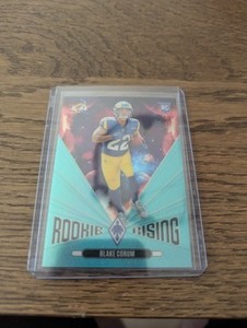 2024 Panini Phoenix - Rookie Rising Blake Corum #RR-BCM Teal /40 (RC)