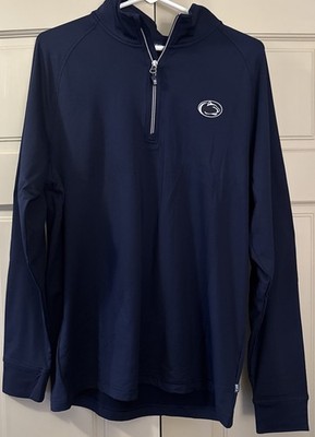 Cutter & Buck Performance - Penn State Nittany Lions Mens Med Blue 1/4 Zip