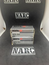 Agfa APX 100 Professional 120 film lot with 2 films