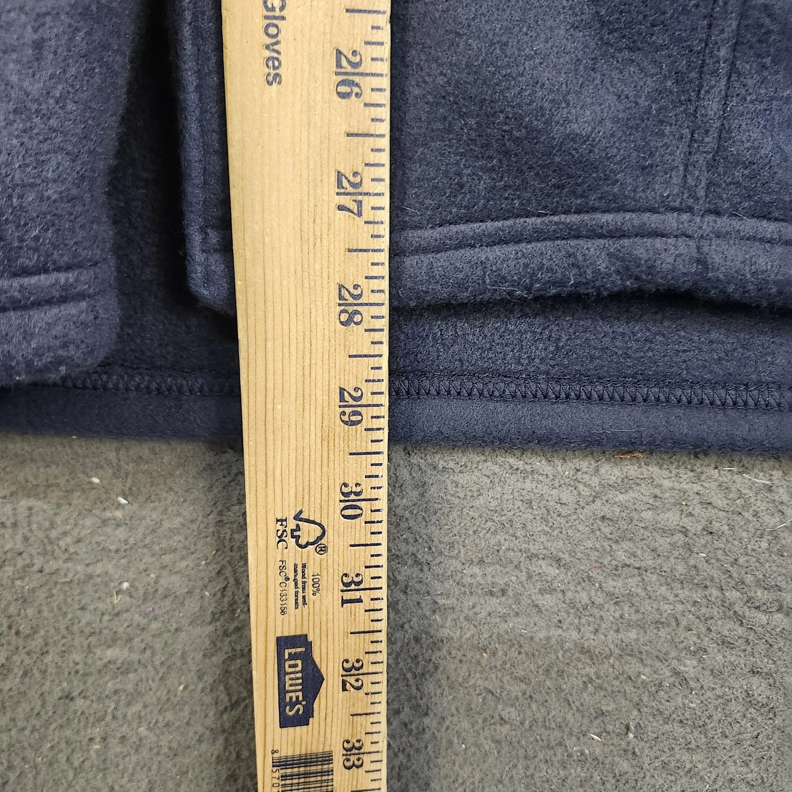Goodfellow & Co Jacket Mens 2XL Blue Fleece Shirt Shacket Snap Button Casual - product detail image 5