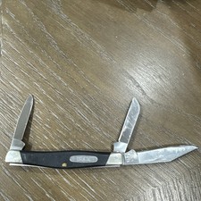 1986 Buck 303 Cadet Vintage Pocket Knife USA Made, 3-Blade Stockman