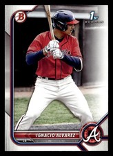 Ignacio Alvarez 2022 1st Bowman Draft #BD-125 Atlanta Braves Rookie RC