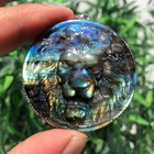 41g Natural quartz crystal elongite carving — photo 6