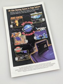 Sega Saturn - Duke Nukem 3D - Instruction Manual ONLY