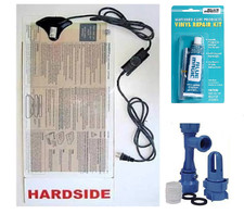 Calesco Hardside Waterbed Heater Kit 325W + Patch Kit & Fill/Drain Kit