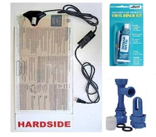 Calesco Hardside Waterbed Heater Kit 325W + Patch Kit & Fill/Drain Kit