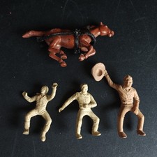 Marx Roy Rogers Figures Lot Cowboy