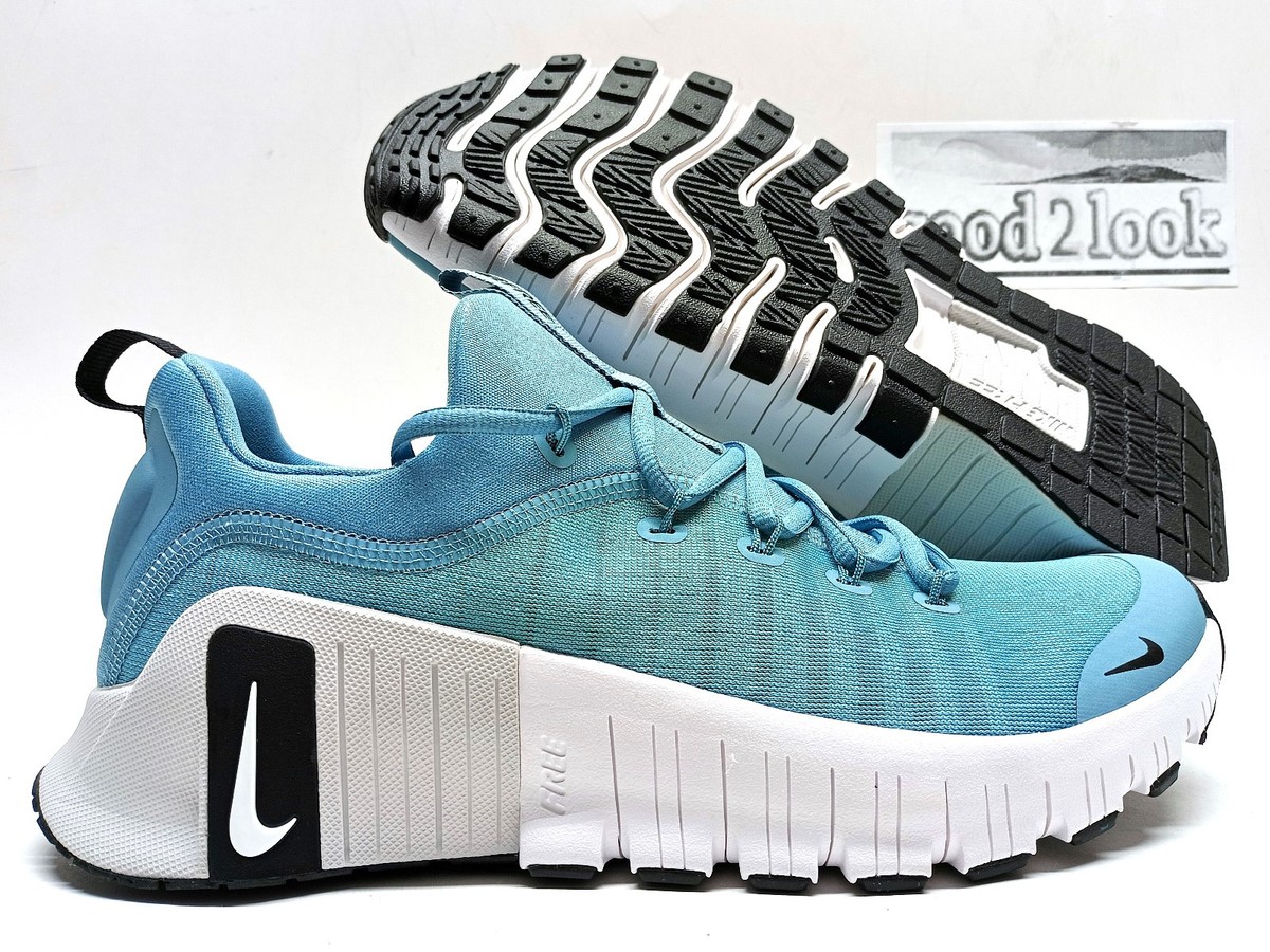 NIKE FREE METCON 6 TRAINER DENIM TURQ/WHITE-BLACK SIZE MEN display picture 3
