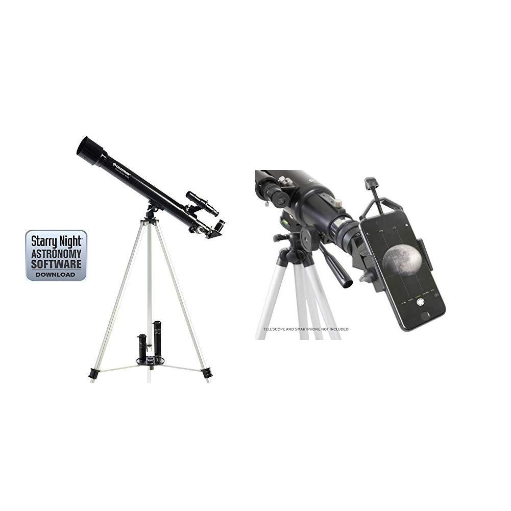 Celestron PowerSeeker 50 AZ Refractor Telescope with Basic S