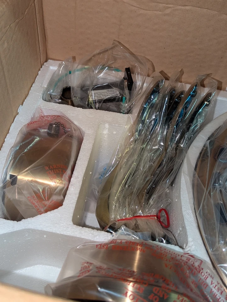 Vintage 1994 QUORUM CLASSIC 52" Antique Brass Fan W/ Duo Blades | 60525-4 Rare - Image 2 of 4