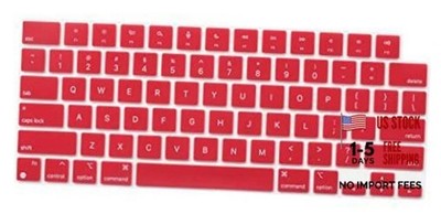 Keyboard Cover Compatible for 2026 Compatible with Macbook Pro 14/16 Wine Red