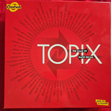 Cheatwell Topix Rapid Recall Board Game Timer 2+ Players Age 12+ 2003 Games 100