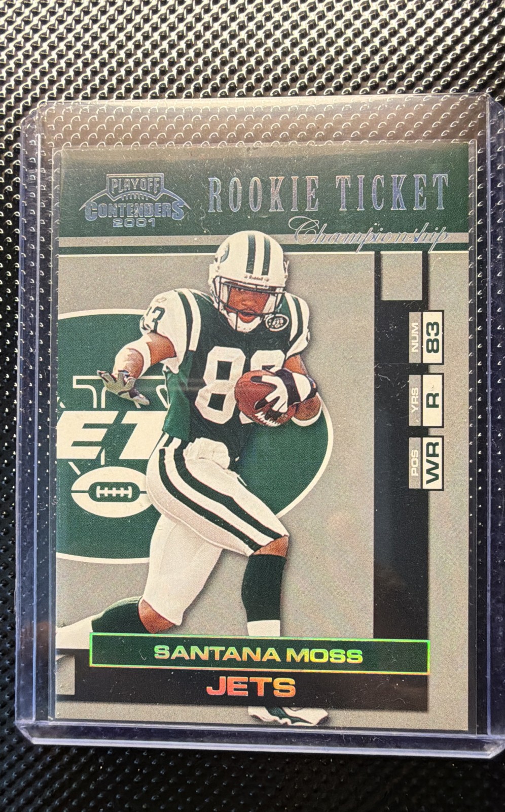Santana Moss Playoff Contenders Championship Ticket #175 Base