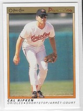CAL RIPKEN JR.  1991 O-Pee-Chee Premier #100 Baltimore Orioles NR-MINT