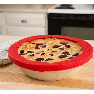 Talisman Designs Baking Pie Crust Shield Protector Cover for Edges of Pie
