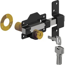 GateMate Premium Long Throw Double Locking Garden Gate Lock 70mm - B1490196
