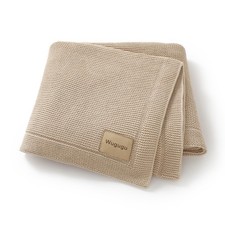 Baby Blanket 30 x 40 Inch Soft Knit for Boys  Girls Cotton Nursery Swaddling...